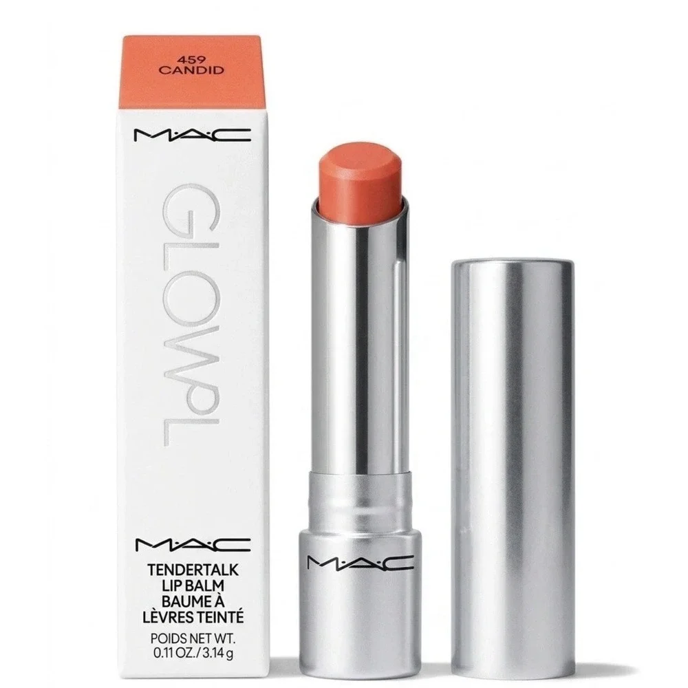MAC Glow Play Lip Balm 459 Candid Coral MSRP $26 💄✨ | NIB